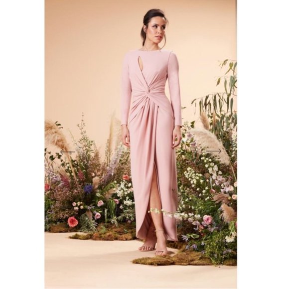 Dress the Population Dresses & Skirts - DRESS THE POPULATION Naomi Gown in Blush